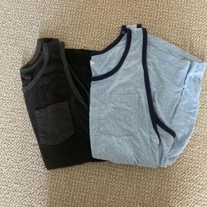 Two men’s tank tops